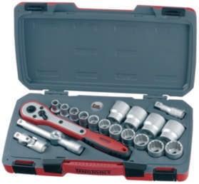 Topnøglesæt T1220af fra Teng Tools - 20 dele tilbud!