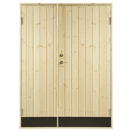 Plus Dobbeltudhusdør Panel Inkl  Karm   1278x187 8mm