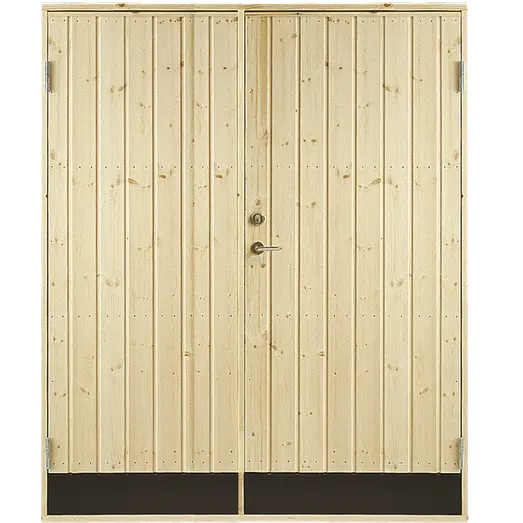 Plus Dobbeltudhusdør Panel Inkl  Karm   151 2x197
