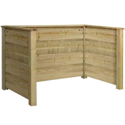 Plus Plank Renovationsskjuler   Træstolper Til Nedgravning 108x194   Trykimp