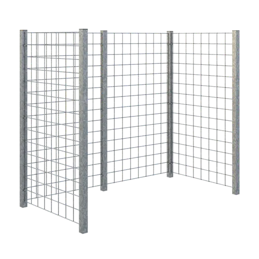 Plus Renovationsskjul Stålespalier 173 5x89x147   Varmgalvaniseret