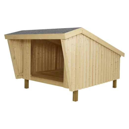 Plus Shelter Ubehandlet Nåletræ Inkl  Tagpap