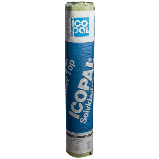 Icopal Top Selvklæber Tagpap Sort   Rll    1x5
