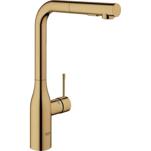 Grohe Essence Køkkenarmatur   Udtræk Poleret Guld