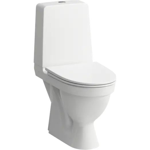 Laufen Kompas Toilet   Limning   Skjult  -lås Hvid