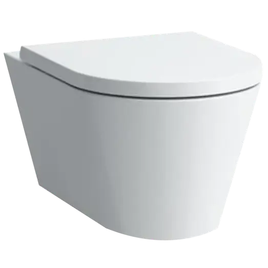 Laufen Kartell Væghængt Toilet Inkl  Softclose Toiletsæde Hvid