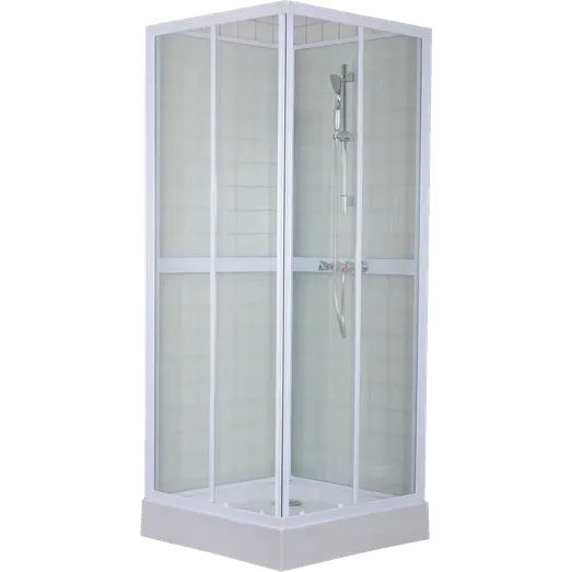 Mikelo Venedig Brusekabine 80x200x80   Hvid