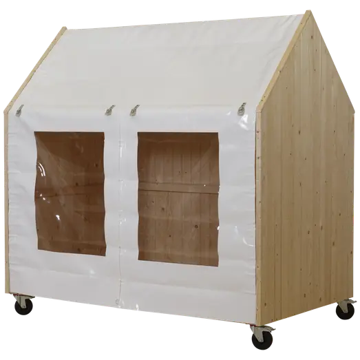 Plus Shelter   Hjul Ubehandlet Nåletræ