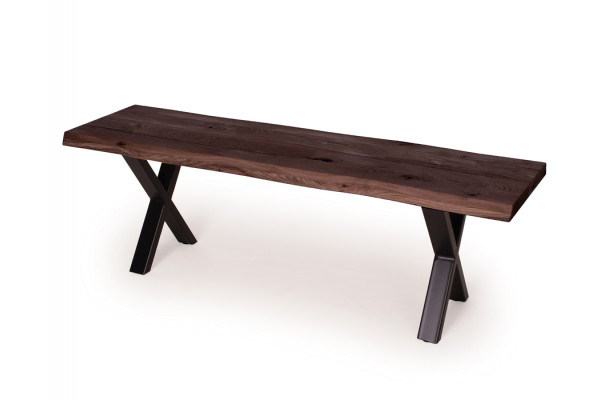 Akita Bænk     Mørk Olie  40x140