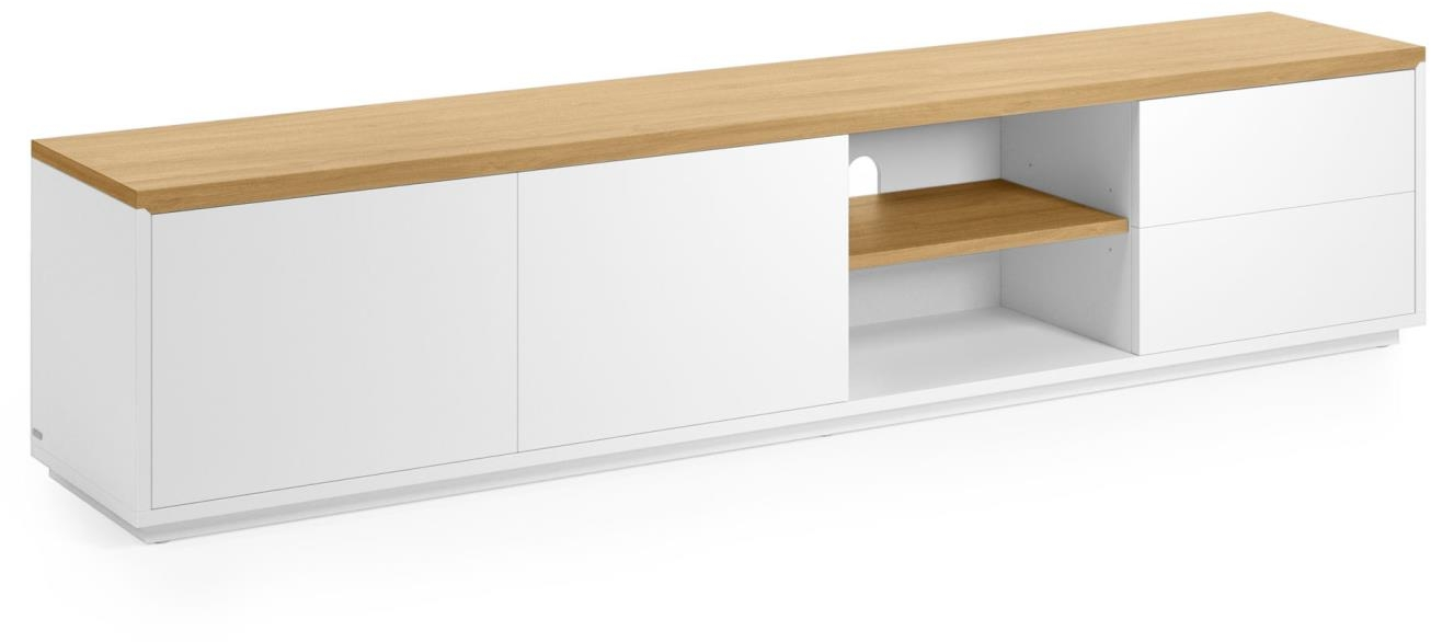 Abilen   -bord  Hvid Natur  H44x200x36