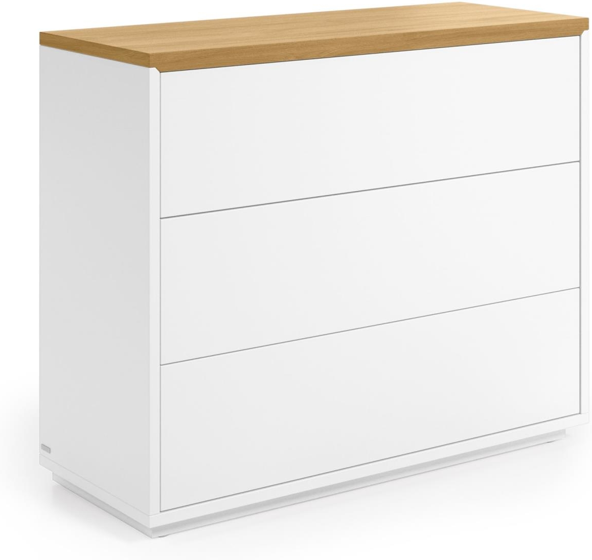 Abilen  Kommode  Hvid Natur  H75x90x36