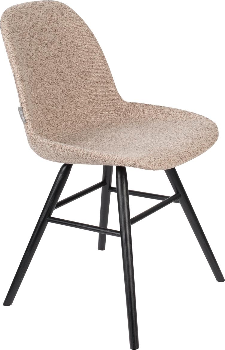 Albert  Spisebordsstol  Beige  Stof   : 55    : 81      : 49