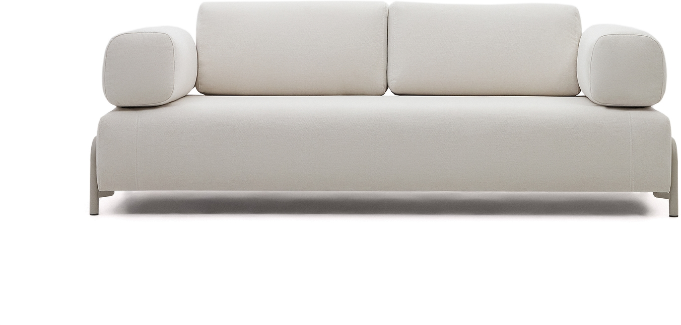 -personers Sofa Kave Home Compo Beige Chenille L232xd98xh82